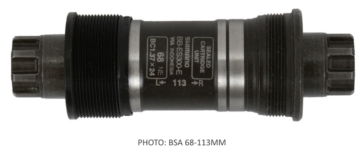 SREDNJA GLAVA SHIMANO BB-ES300, BSA, 73-126MM, OCTALINK, W/O FIXING BOLT, IND.PACK