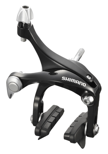 KOČNICA SHIMANO BR-R561-L, ZADNJA, CS49, 12.8MM PIVOT BOLT 10.5MM SUNKEN NUT, W/R55C3 SHOE, BLACK, I