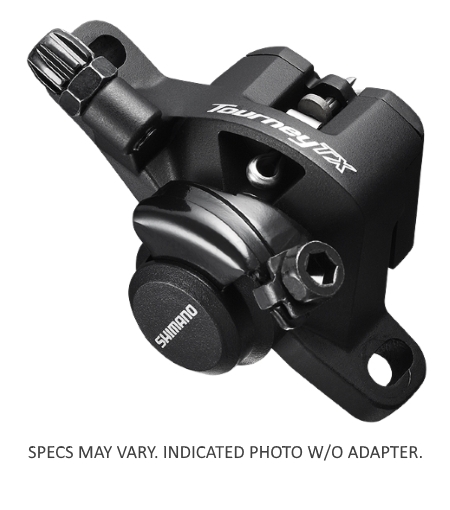 KOČNICA SHIMANO TOURNEY BR-TX805, PREDNJA ILI ZADNJA, MEHANIČKA, W/O ADAPTER, BLACK, IND.PACK