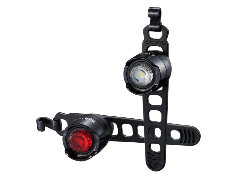 SET BATERIJSKIH SVETALA CATEYE ORB PREDNJE &amp; ZADNJE SL-LD160 F/R BLACK