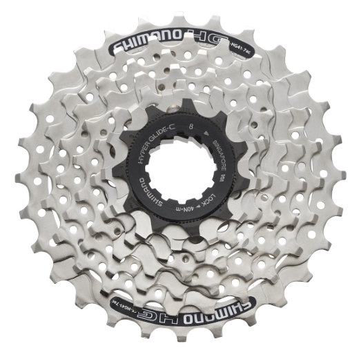 KASETNI LANČANIK SHIMANO CS-HG41, 7 BRZINA, 11-13-15-18-21-24-28T (AC), PRE-ASSEMBLED (CS CAP), IND.