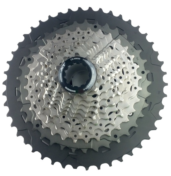 KASETNI LANČANIK SHIMANO DEORE XT CS-M8000, 11 BRZINA, 11-13-15-17-19-21-24-28-32-37-46, IND.PACK