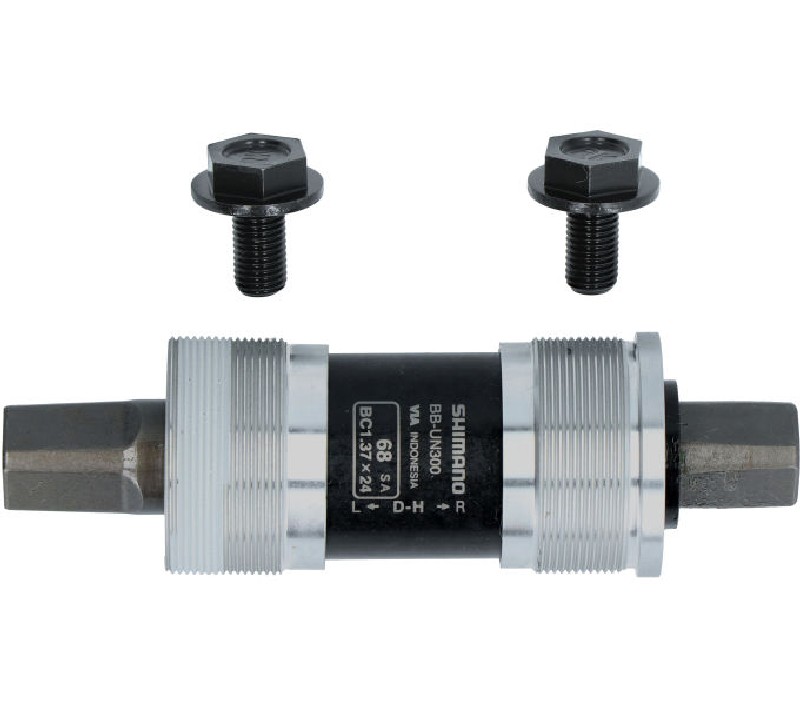SREDNJA GLAVA SHIMANO BB-UN300, SPINDLE:SQUARE TYPE, SHELL:BSA 68MM, SPINDLE:115MM(D-H), W/FIXING BO