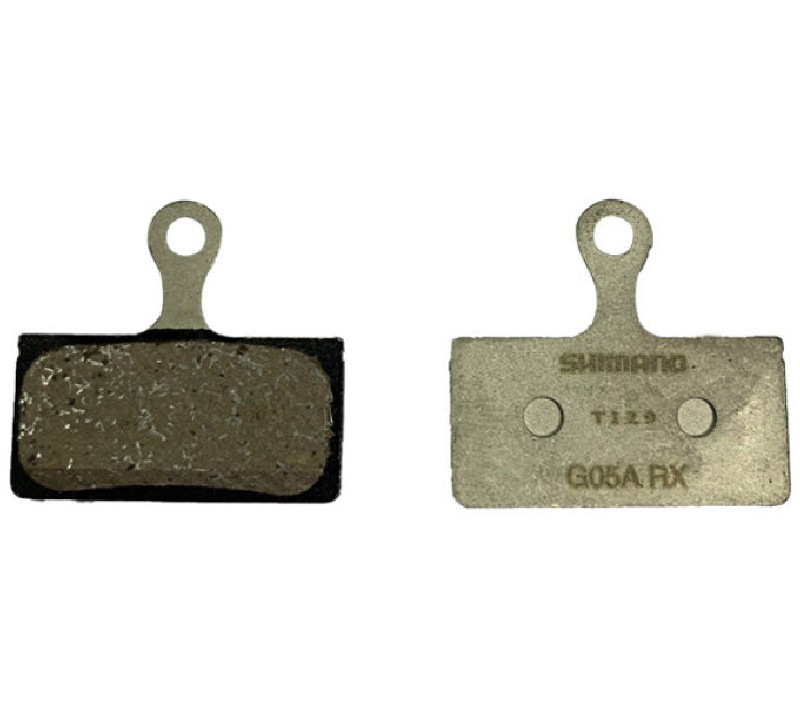PLOČICE ZA DISK SHIMANO RESIN PAD W/O FIN (G05A-RX), PAD SPRING, W/SPLIT PIN, 1 PAIR, IND.PACK