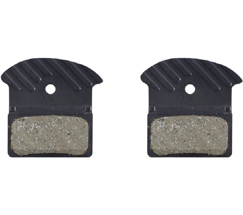 PLOČICE ZA DISK SHIMANO RESIN PAD W/ FIN (J05A-RF), PAD SPRING, W/SPLIT PIN, 1 PAIR, IND.PACK