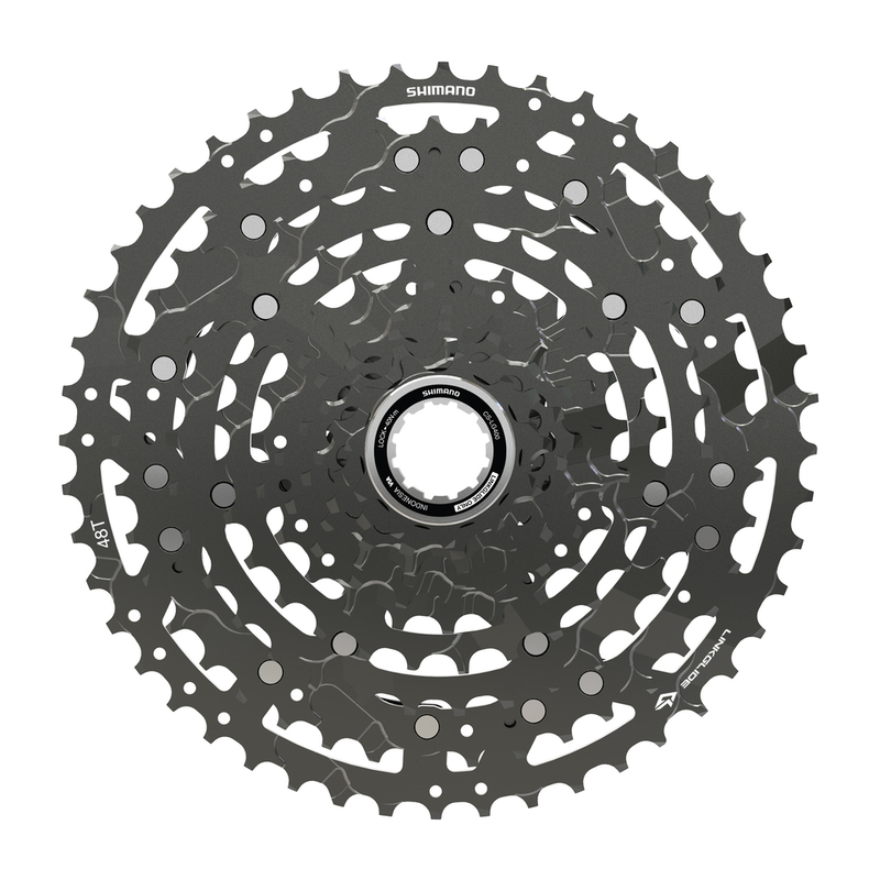 KASETNI LANČANIK SHIMANO CUES CS-LG400-10, 10-SPEED, (HS CODE 87149300) MADE IN INDONESIA, 11-13-15-