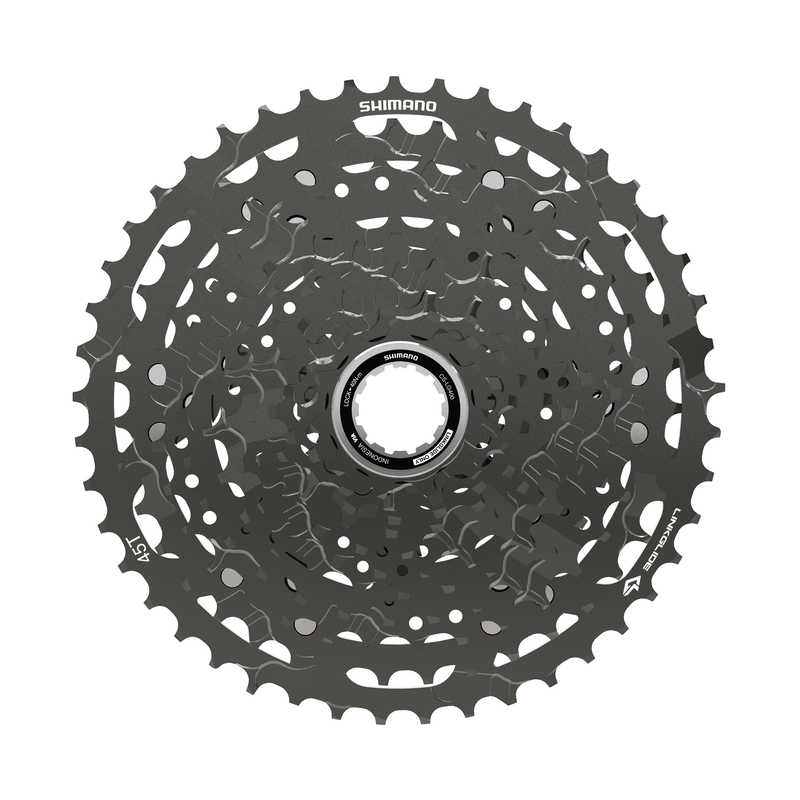 KASETNI LANČANIK SHIMANO CS-LG400-11, CUES, 11-SPEED, 11-13-15-17-20-23-26-30-34-39-45T, IND.PACK