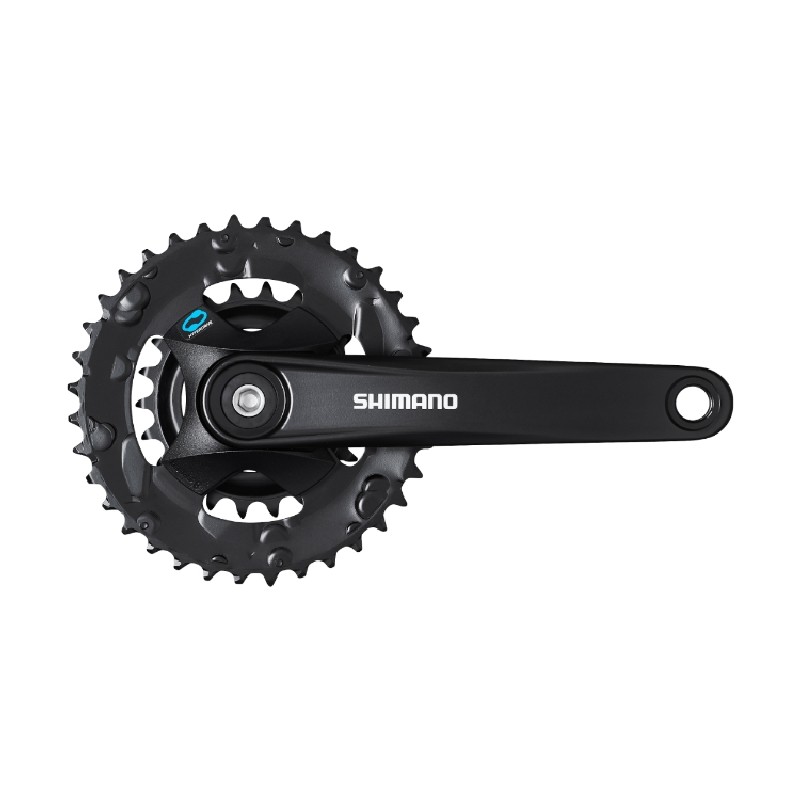 POGON SHIMANO FC-M315-B2, FOR REAR 7/8-SPEED, 170MM, 36-22T W/O CG, W/CRANK FIXING BOLT, CHAIN CASE