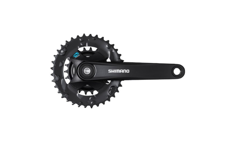 POGON SHIMANO FC-M315-B2, FOR REAR 7/8-SPEED, 175MM, 36-22T W/O CG, W/CRANK FIXING BOLT, CHAIN CASE