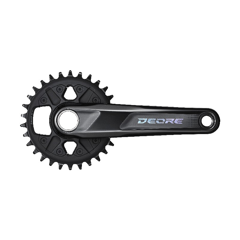 POGON SHIMANO FC-M6120-1, DEORE, FOR REAR 12-SPEED, 2-PCS FC, 175MM, 30T W/O CG, W/O BB PARTS, FOR C