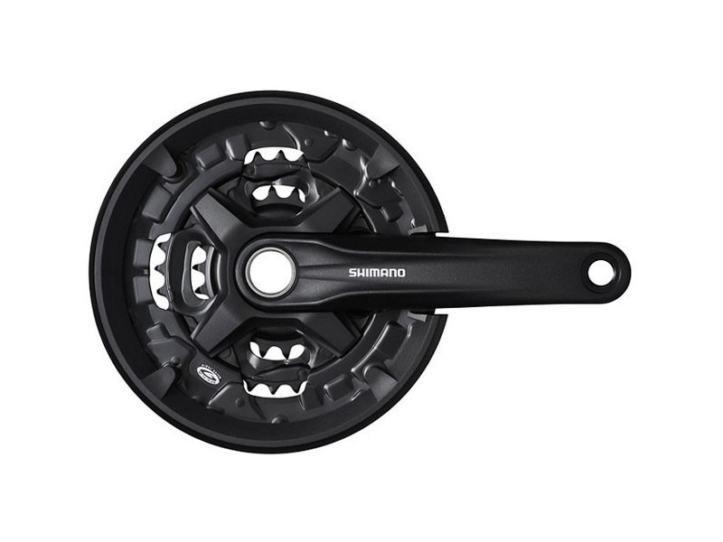 POGON SHIMANO FC-MT210-3, FOR REAR 9-SPEED, 2-PCS FC, 170MM, 44-32-22T W/CG,W/O BB PARTS, BLACK, IND