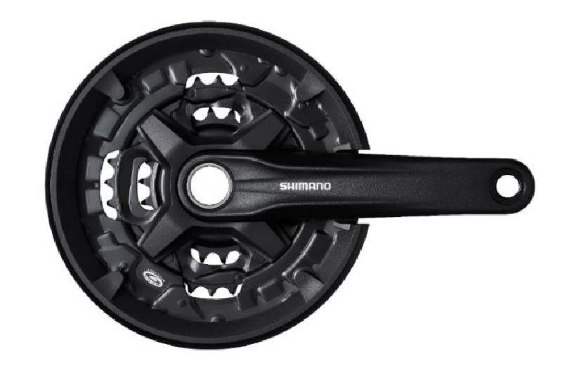 POGON SHIMANO FC-MT210-3, FOR REAR 9-SPEED, 2-PCS FC, 175MM, 40-30-22T W/CG, W/O BB PARTS, FOR CHAIN