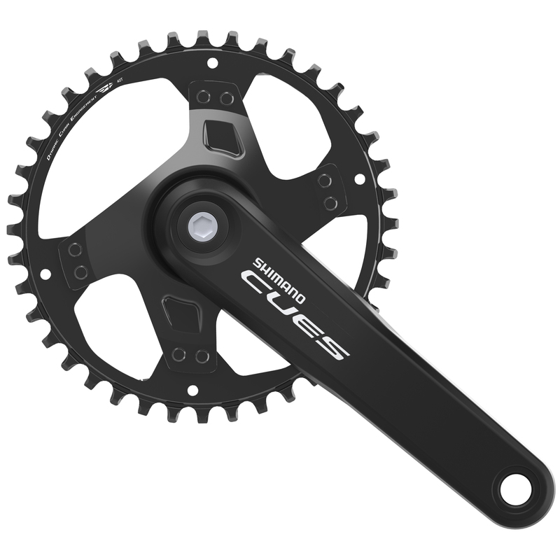 POGON SHIMANO FC-U4000-1; CUES; FORREAR 9/10/11-SPEED; 175MM; 40T W/O CG; W/CRANK FIXING BOLT; CHAIN