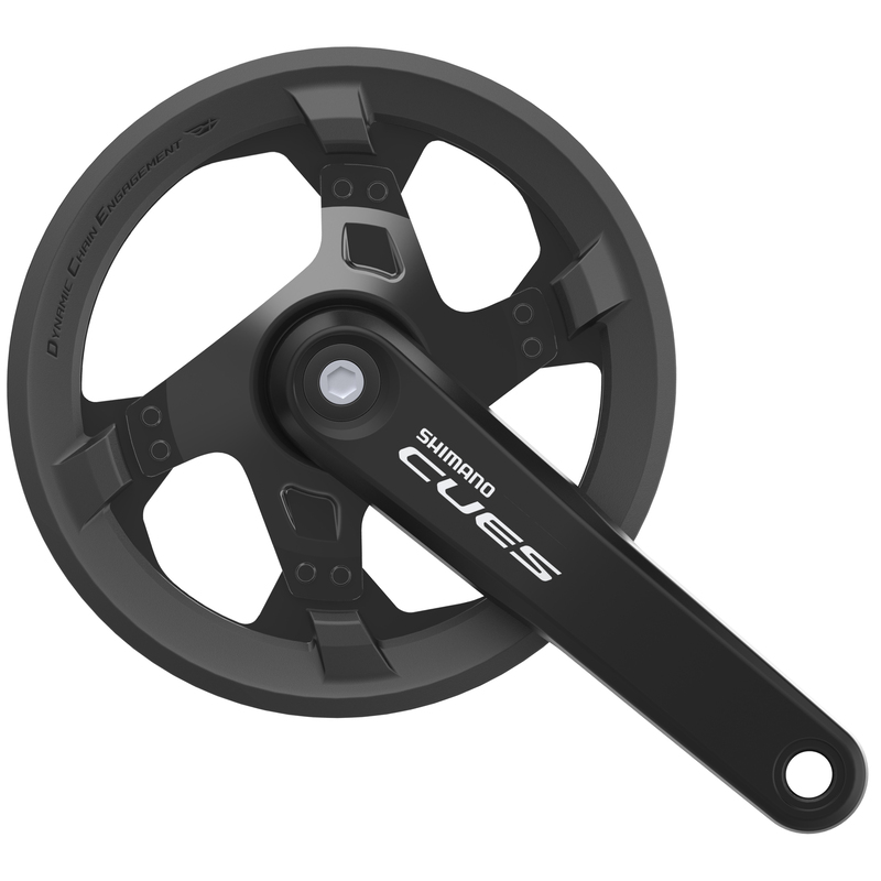 POGON SHIMANO FC-U4000-1; CUES; FORREAR 9/10/11-SPEED; 175MM; 42T W/CG; W/CRANK FIXING BOLT; CHAIN C