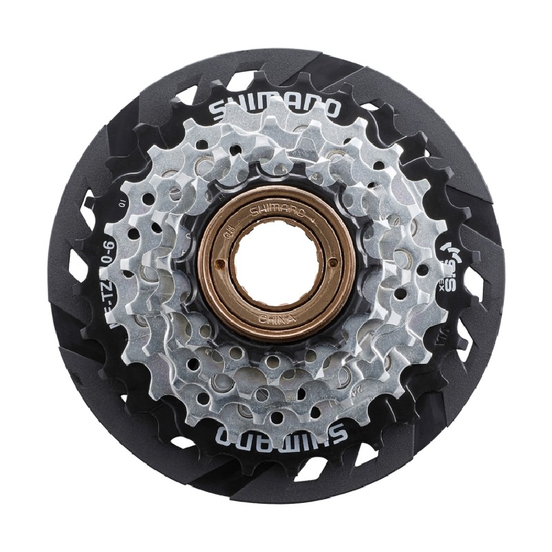 LANČANIK SHIMANO MF-TZ510-6-CP, 6-SPEED, 14-16-18-21-24-28T, W/SPOKE PROTECTOR, IND.PACK