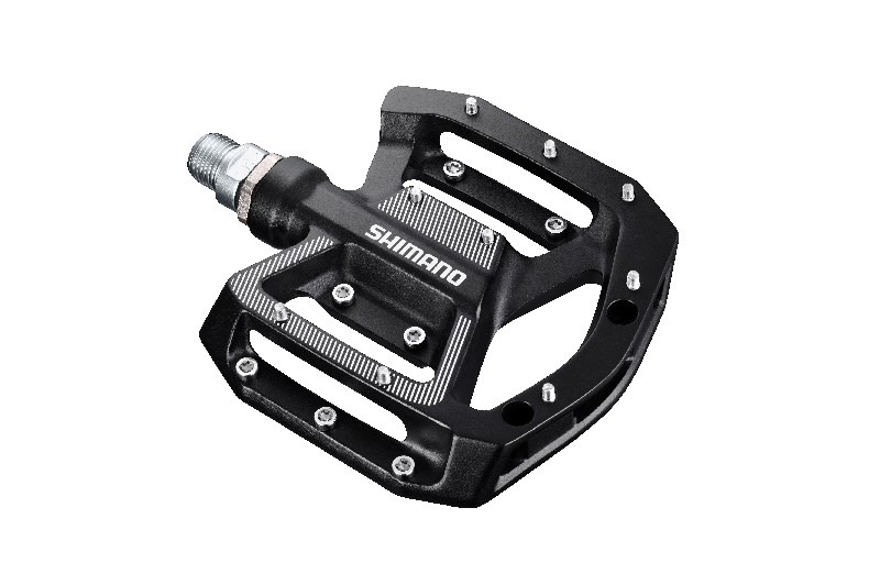 PEDALE SHIMANO PD-GR500, FLAT, W/O REFLECTOR, BLACK, IND.PACK