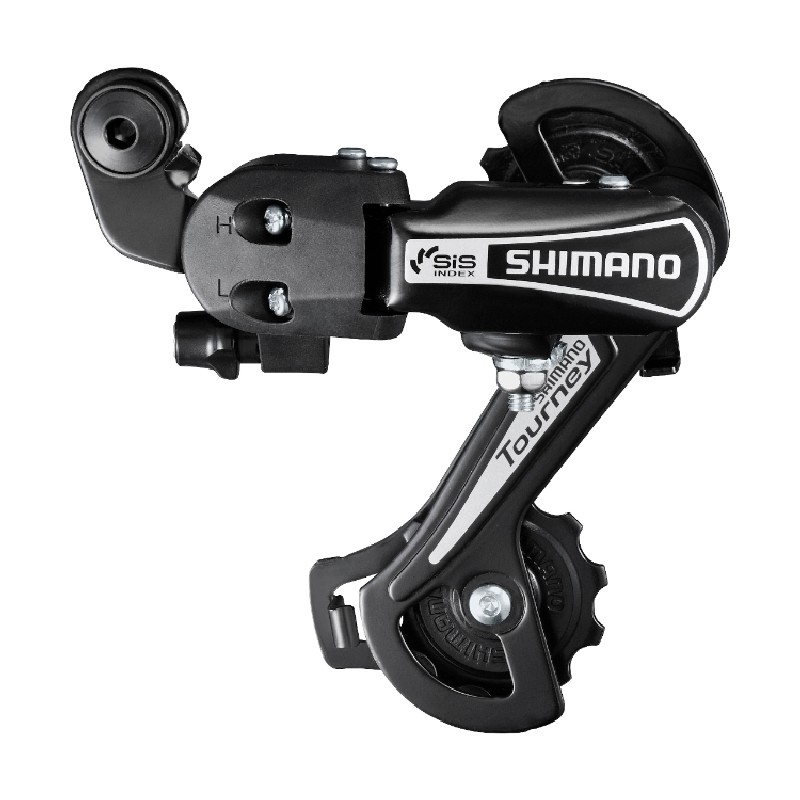 MENJAČ ZADNJI SHIMANO  TOURNEY , RD-TY21-B, GS 6-SPEED, DIRECT ATTACHMENT TYPE, BLACK, IND.PACK