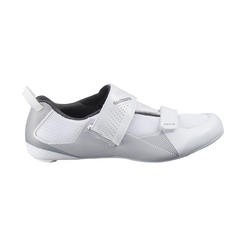 BICIKLISTIČKE CIPELE SHIMANO ON-ROAD/TRIATHLON SH-TR501, UNISEX WHITE, IND.PACK