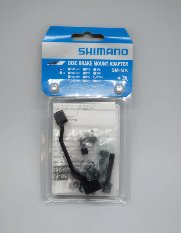 ADAPTER ZA DISK KOČNICU SHIMANO SM-MA-F203P/PM, FIXING BOLT(LONG X1, SHORT X1), SNAP RING(NEW) X1, W