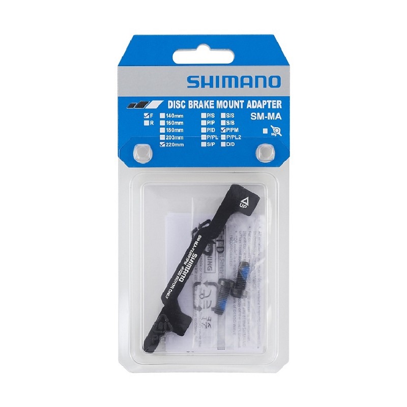 ADAPTER ZA DISK KOČNICU SHIMANO SM-MA-F220P/PM, FIXING BOLT X2, IND.PACK