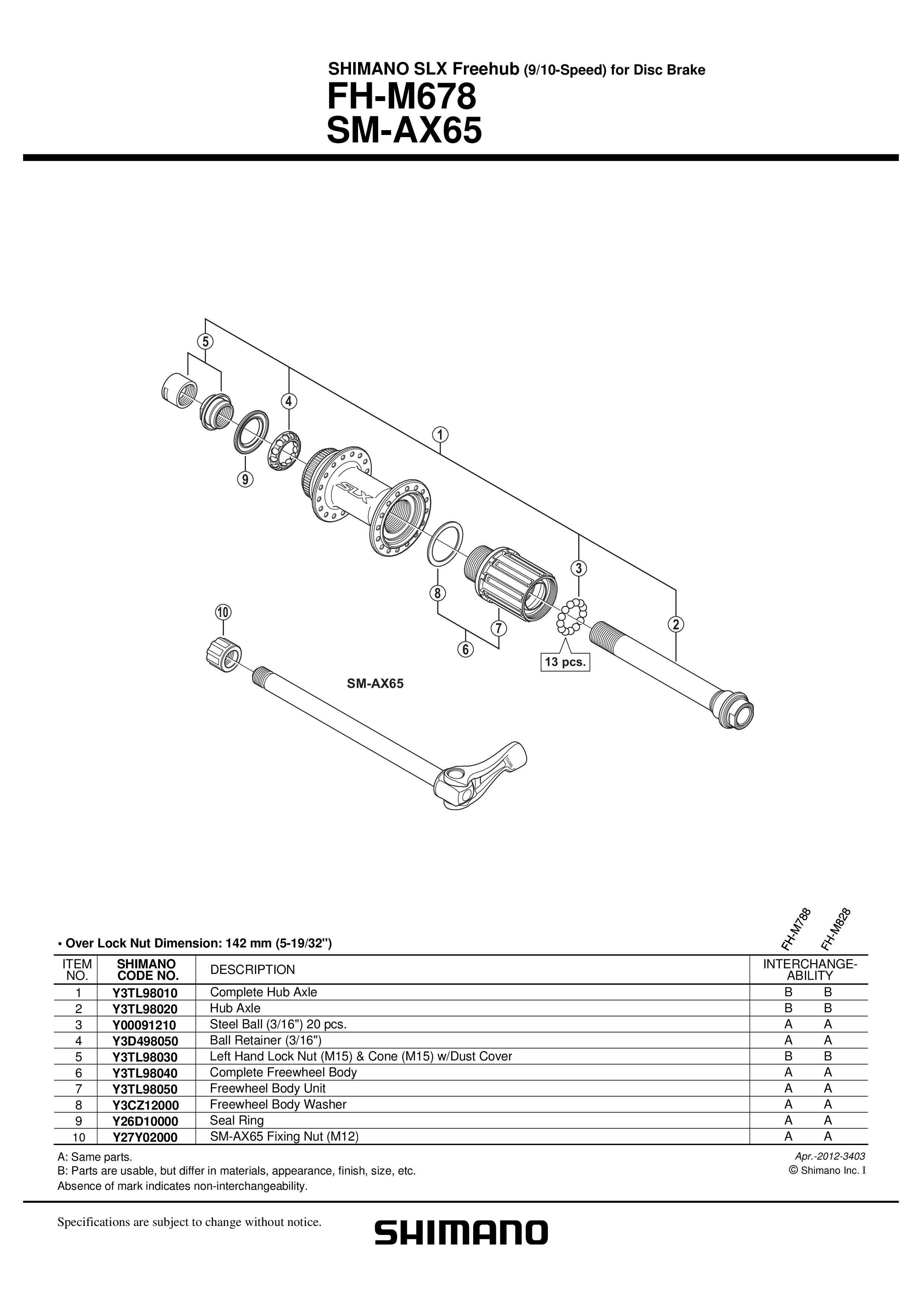 KONUS SHIMANO FH-M678 LEVI M15 &amp; CONE M15 W/DUST CAP
