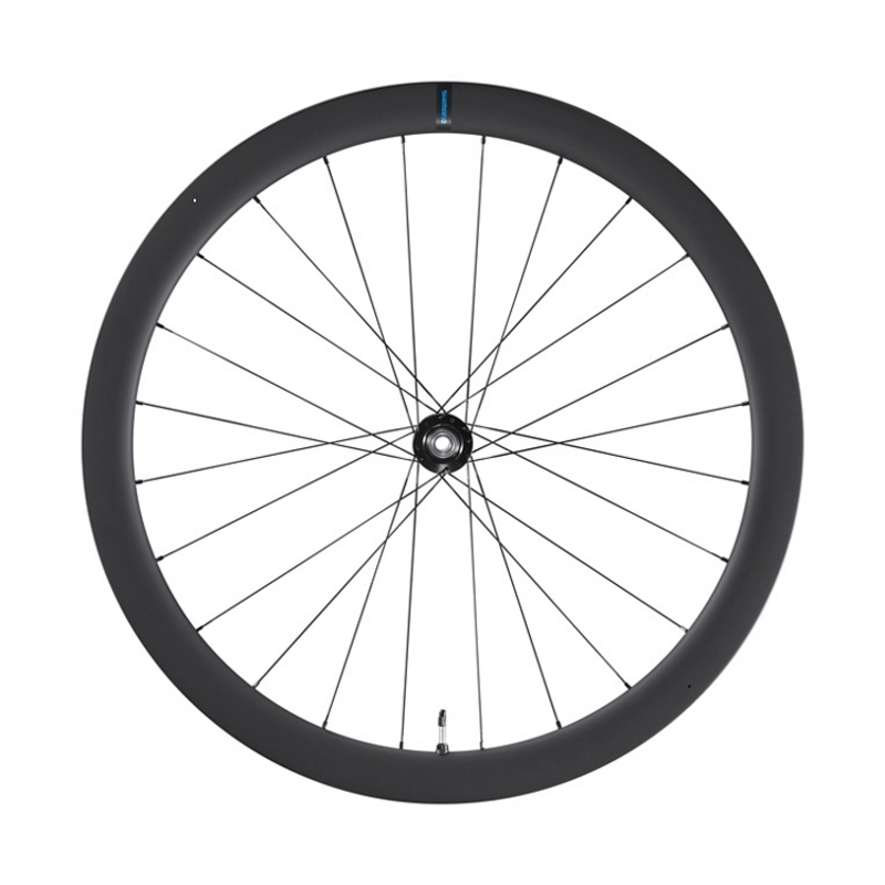 TOČAK SHIMANO WH-RS710-C46-TL, PREDNJI, 24H, OLD:100MM, F:12MM E-THRU, TUBELESS, BLACK, W/TUBELESS T