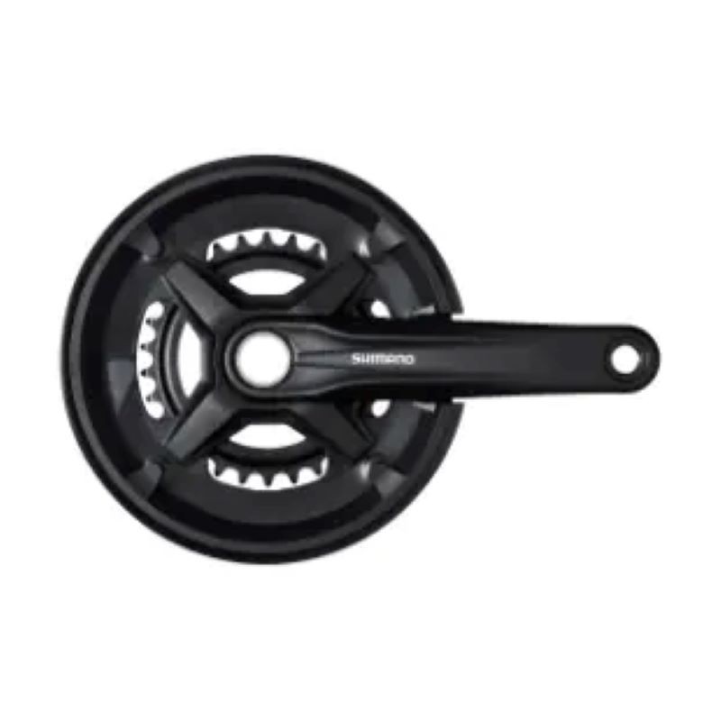 POGON SHIMANO FC-MT210-2; FOR REAR 9-SPEED; 2-PCS FC; 170MM; 46-30T W/O CG; W/O BB PARTS; FOR CHAIN