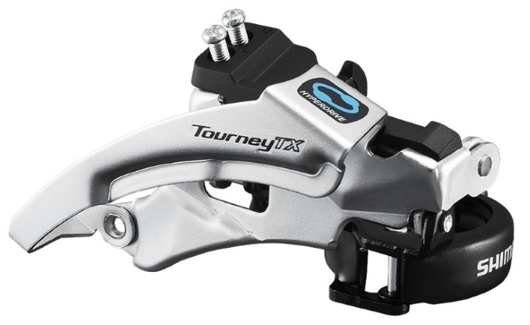 MENJAČ PREDNJI SHIMANO TOURNEY TX FD-TX800-TS6, TOP-SWING, DUAL-PULL BAND-TYPE 34.9MM(W/31.8MM &amp;