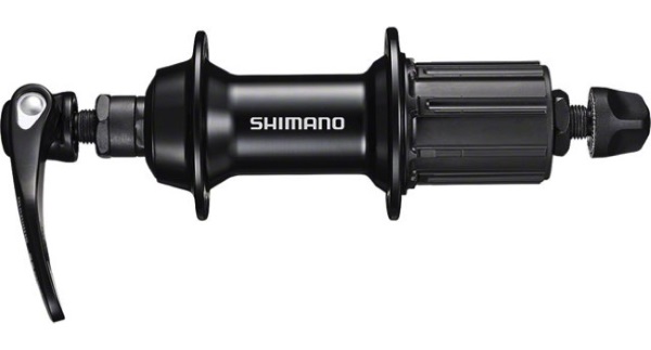 NABLA ZADNJA SHIMANO FH-RS400, 10/11-BRZINA 36H OLD 130MM AXLE 141MM, QR 163MM, BLACK, IND.PACK