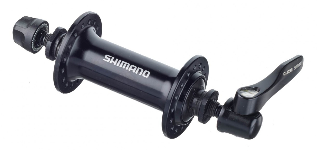 NABLA PREDNJA SHIMANO HB-RS400, 32H, OLD 100MM, AXLE 108MM, QR 133MM, BLACK, IND.PACK
