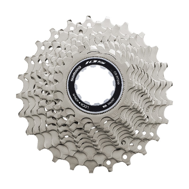 KASETNI LANČANIK SHIMANO 105 CS-R7000, 11 BRZINA, 12-13-14-15-16-17-18-19-21-23-25T, IND.PACK