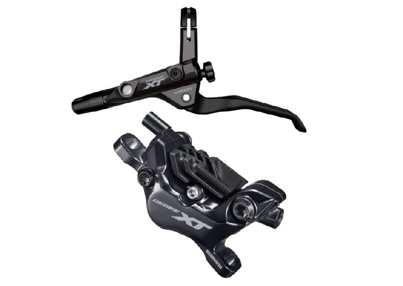 KOČNICA SHIMANO ASSEMBLED SET/J-kit,DEORE XT, BL-T8100(L), BR-M8100(F), W/O ADAPTER, RESIN PAD(W/O F