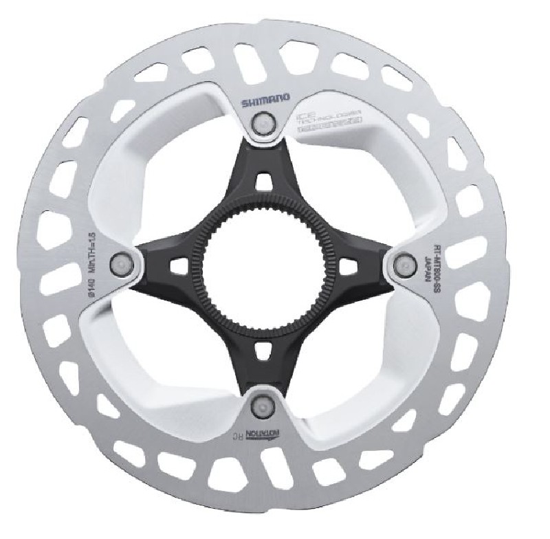 ROTOR DISK KOČNICE SHIMANO RT-MT800, SS 140MM, W/LOCK RING(EXTERNAL SERRATION), IND.PACK