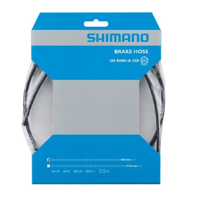 CREVO ZA HIDRAULIČNU KOČNICU SHIMANO SM-BH90-JK-SSR, 1000MM BLACK, CONNECTING BOLT X 3 (ST SIDE ; 2
