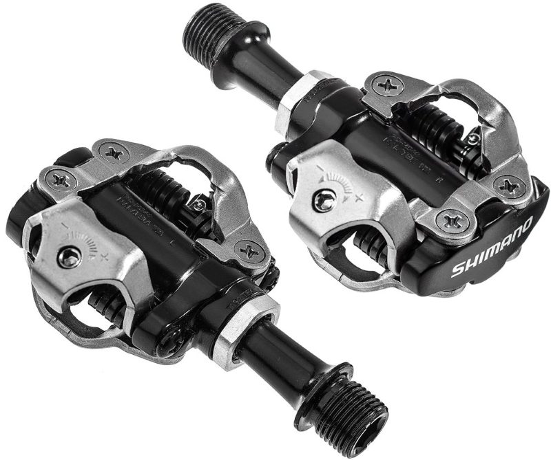 PEDALE SHIMANO PD-M540, SPD, W/O REFLECTOR, INCL. CLEAT SM-SH51, CRNE, IND.PACK