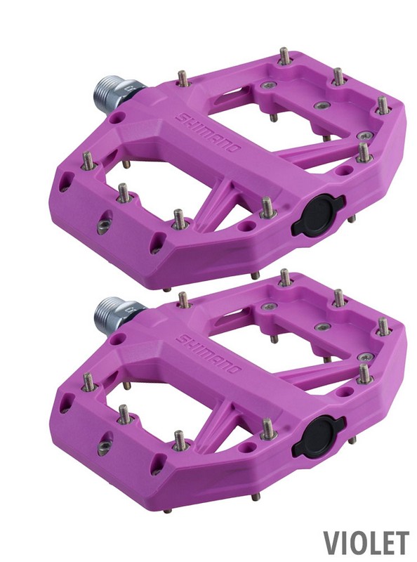 PEDALE SHIMANO PD-GR400; W/O REFLECTOR; PURPLE;IND.PACK