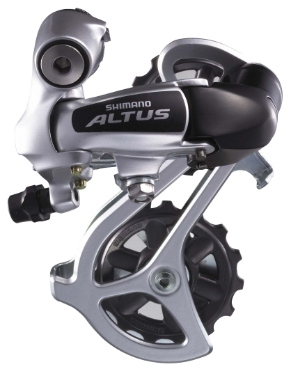 MENJAČ ZADNJI SHIMANO ALTUS RD-M310-S, 7/8 BRZINA, DIRECT ATTACHMENT, SIVI, IND.PACK
