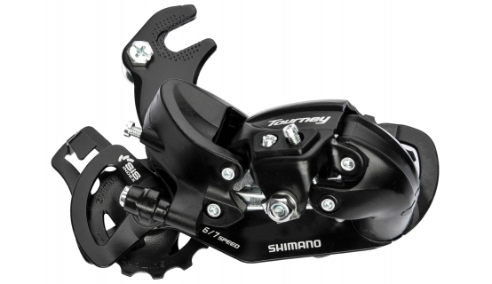 MENJAČ ZADNJI SHIMANO TOURNEY RD-TY300, 6/7 BRZINA, W/RIVETED ADAPTER (ROAD TYPE), IND.PACK
