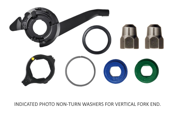 DELOVI NABLE SHIMANO ALFINE SG-S700, NON-TURN WASHER FOR VERTICAL DROP TYPE END (8R/8L), CAP NUT, CJ