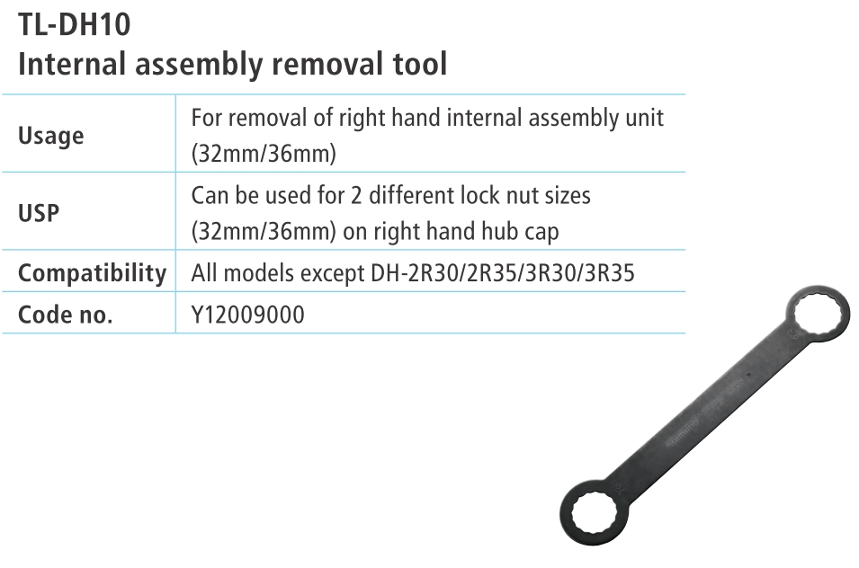 ALAT SHIMANO TL-DH10 CAP REMOVAL TOOL FOR HUB DYNAMO #120 0900
