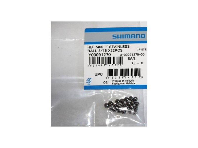 KUGLICE SHIMANO HB-7400-F STAINLESS BALL (3/16) 22PCS