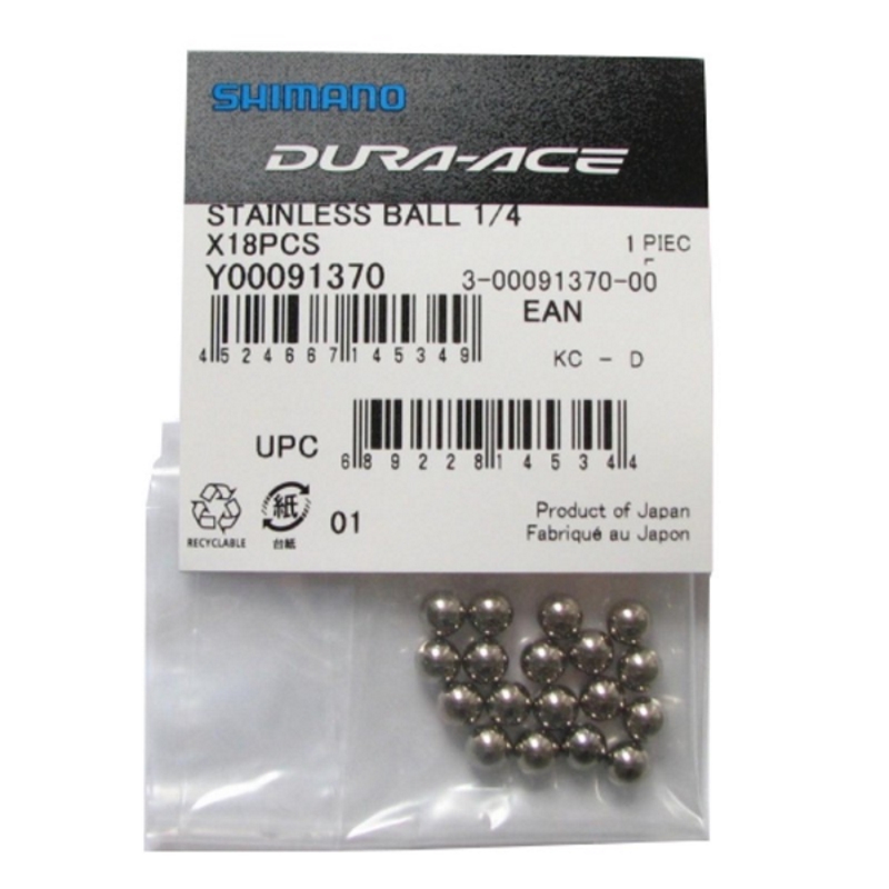 KUGLICE SHIMANO 1/4"X18KOM #000 9137