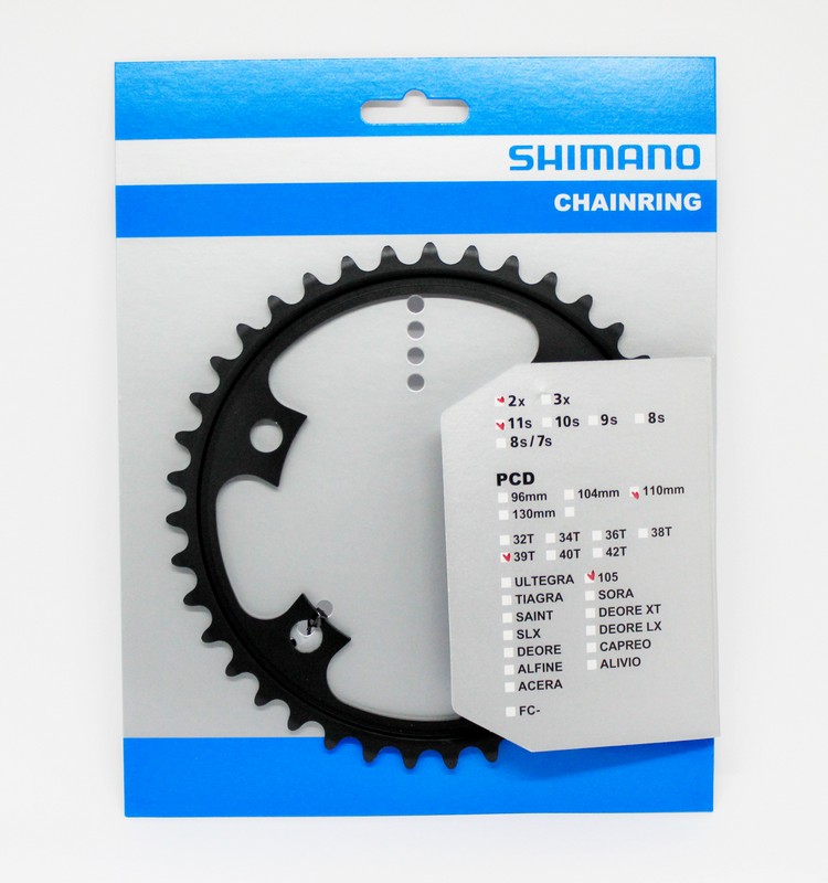 LANČANIK SHIMANO FC-5800L 39T-MD for 53-39T (Black)