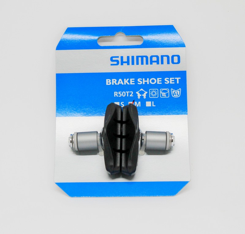 PAKNOVI SHIMANO BR-CX50 R50T2 BRAKE SHOE SET (PAIR) SHOE FIXING BOLTS (M) + R-WASHERS (M)