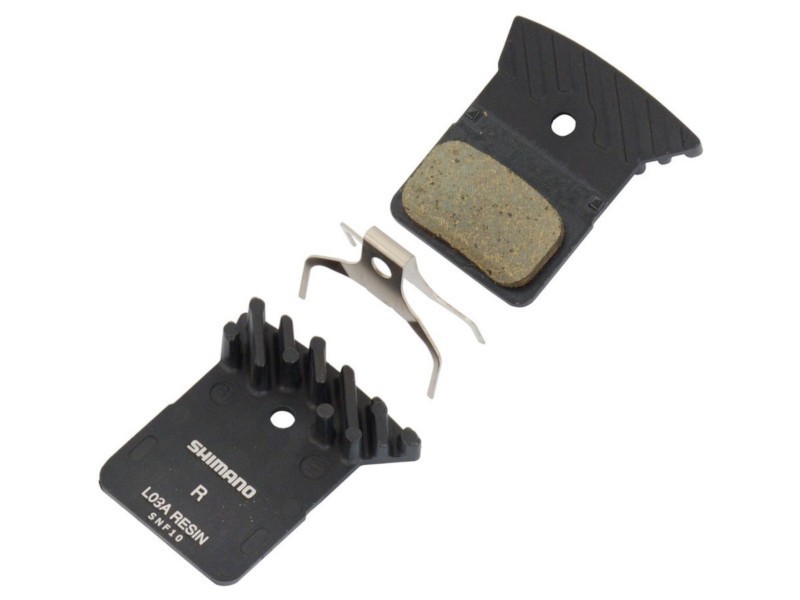PLOČICE ZA DISK SHIMANO L03A RESIN PAD W/FIN &amp; SPRING